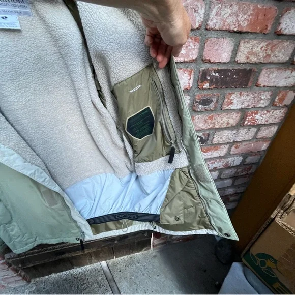 Columbia Base TRX Men's Light Green Ski Jacket Sz S - Picture 6 of 9